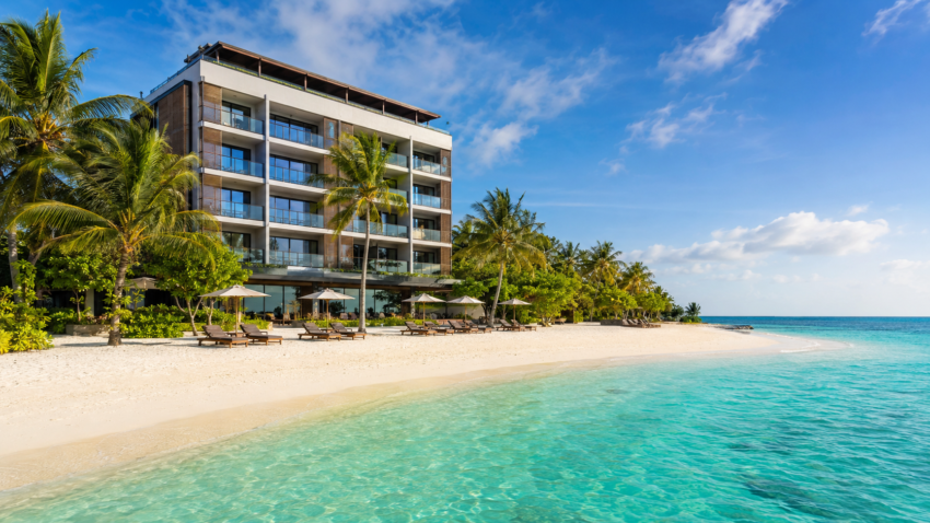 Kaani Palm Beach in Maafushi